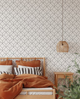 Black and White Art Deco Wallpaper
